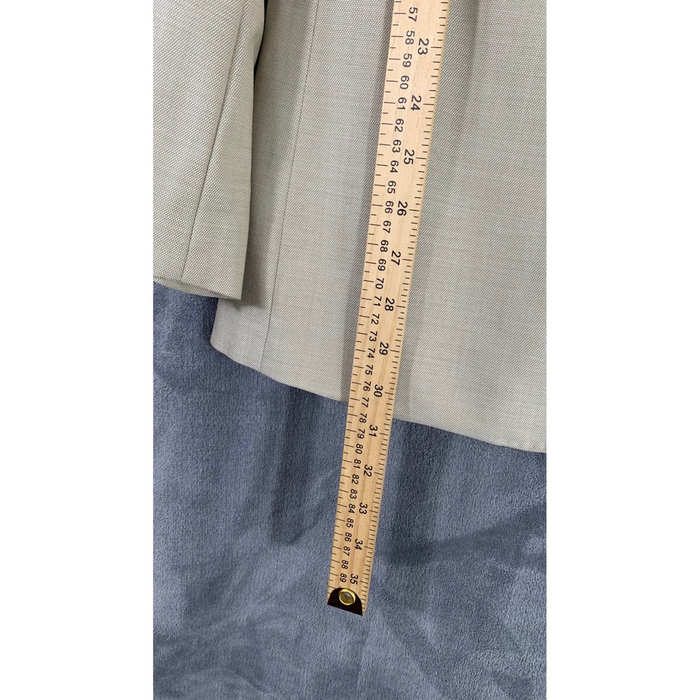 Banana Republic Reda Flexo Italian Hopsack Suit Jacket 42R Slim Fit Tan Wool - Picture 5 of 12